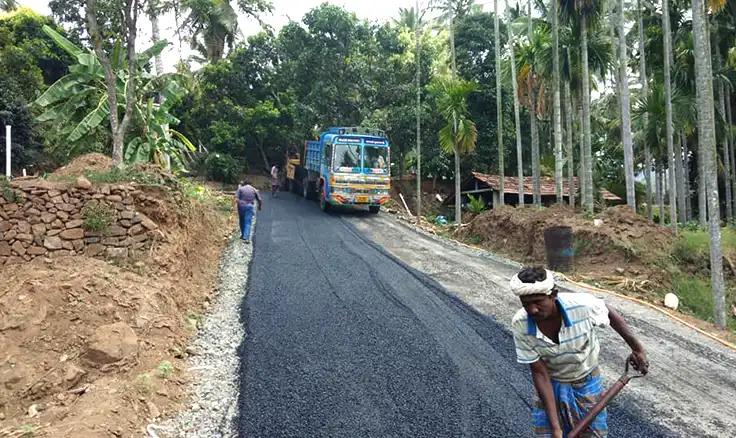 hill roads construction 